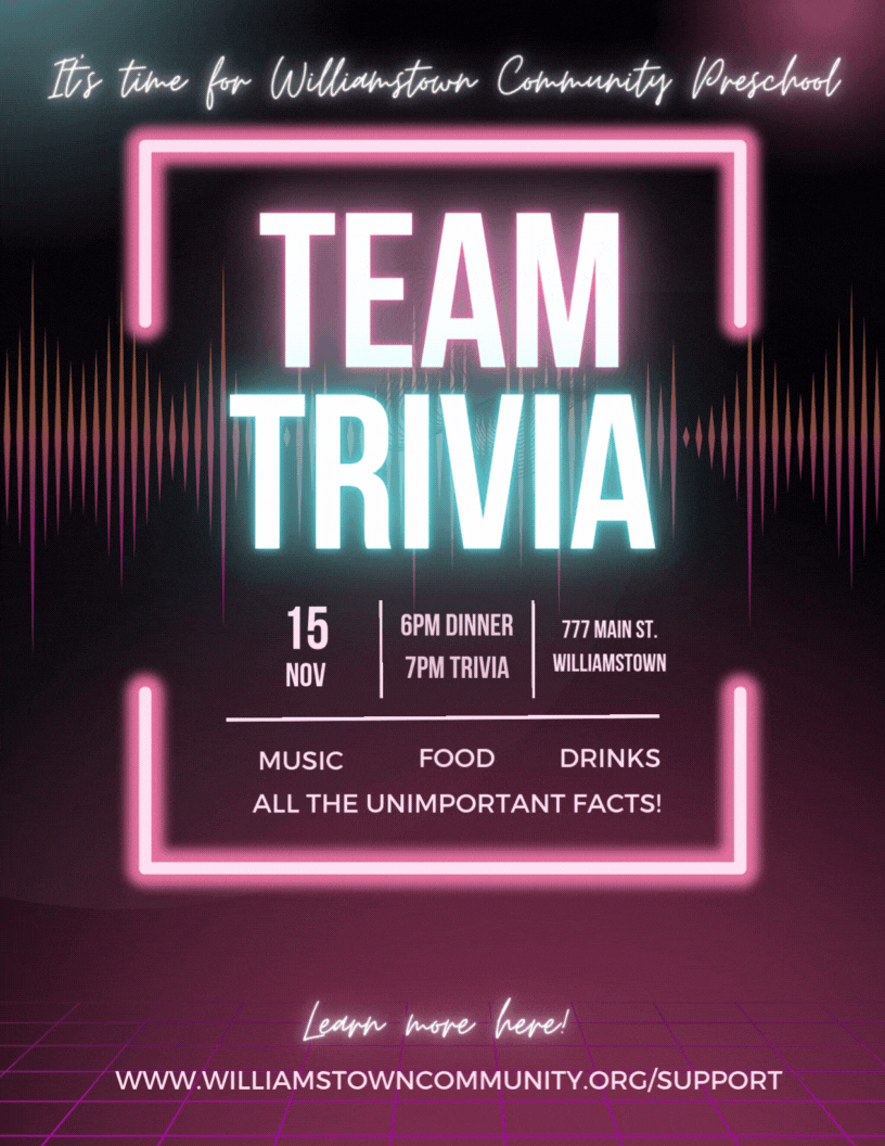 Trivia event flyer